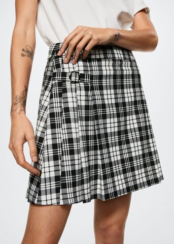 MANGO Skirt 'Grunge' in Black