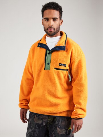 COLUMBIA Sports sweater 'Helvetia II' in Orange: front