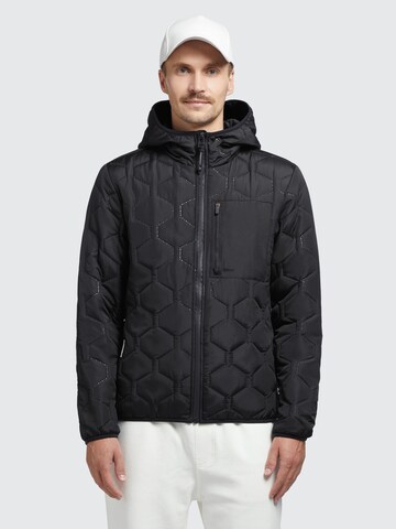 khujo Between-Season Jacket 'True' in Black: front