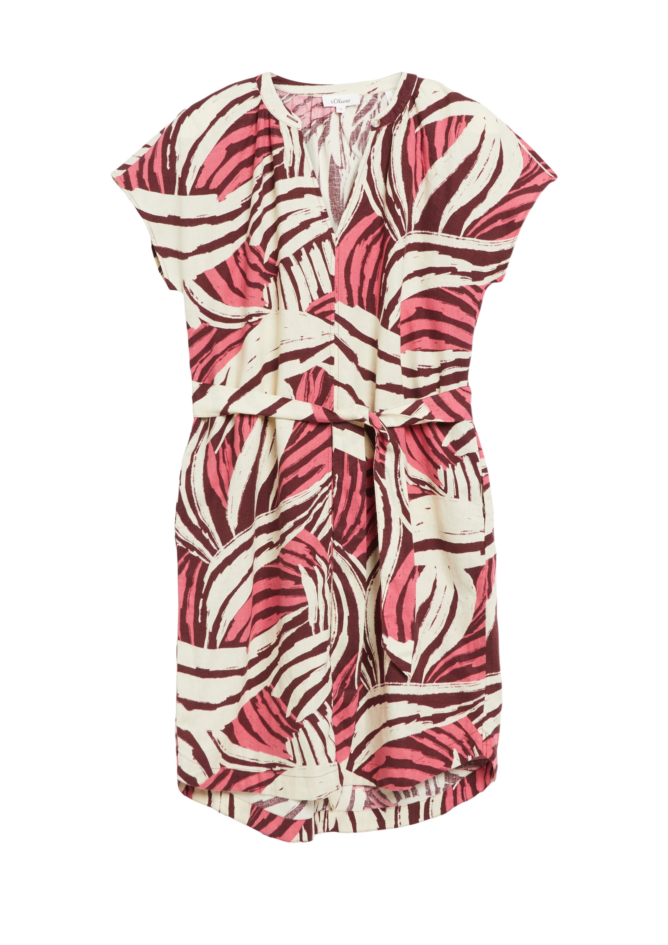 s.Oliver Kleid in Braun: Vorderseite