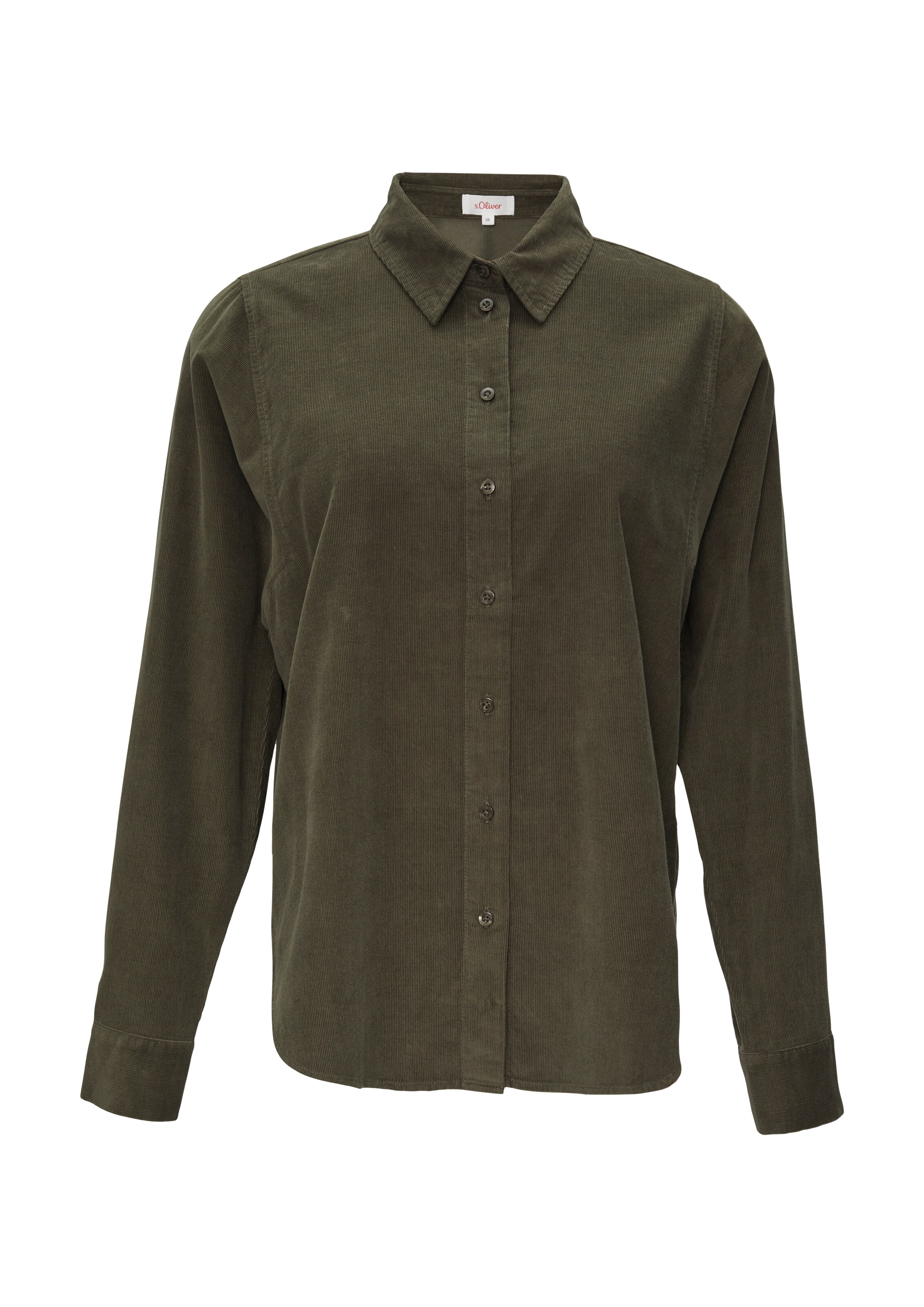 s.Oliver Blouse in Groen: voorkant