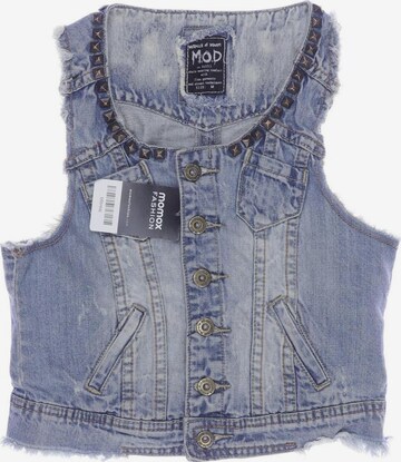 Miracle of Denim Vest in M in Blue: front
