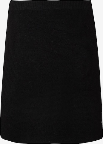 PIECES Spódnica 'PCMALOU' w kolorze czarny: przód