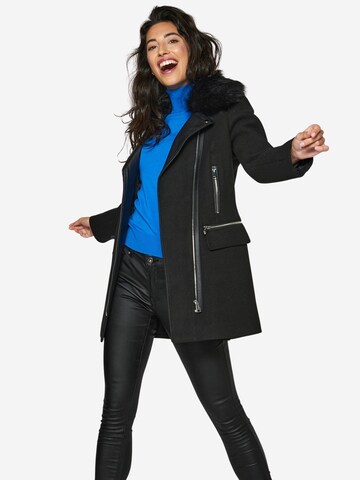 KOROSHI Mantel in Schwarz