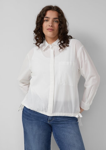 s.Oliver Blouse in White: front