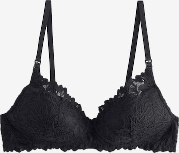 Next Nursing bra in Black: front