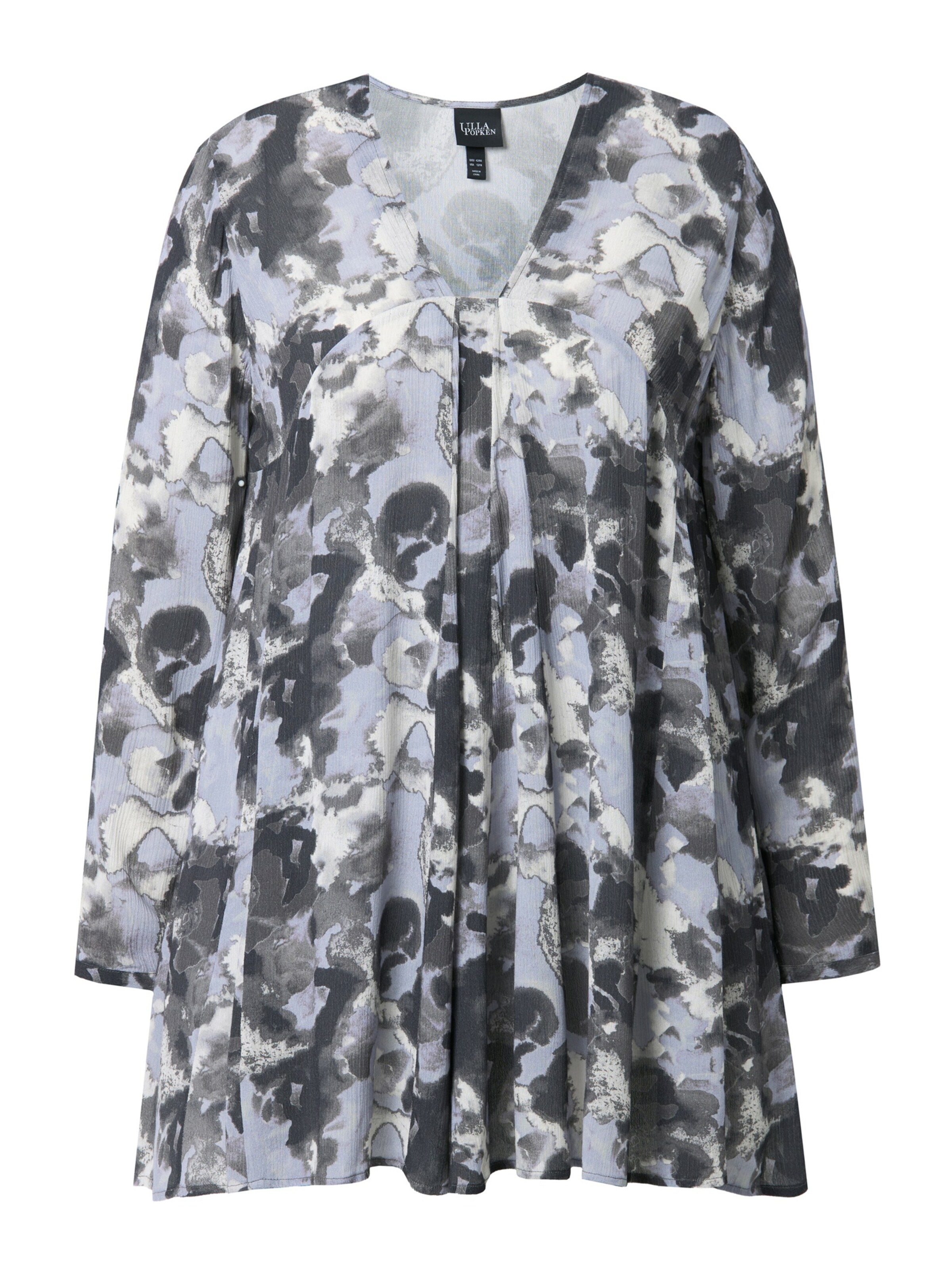 Ulla Popken Tunika - Sivá: predná strana