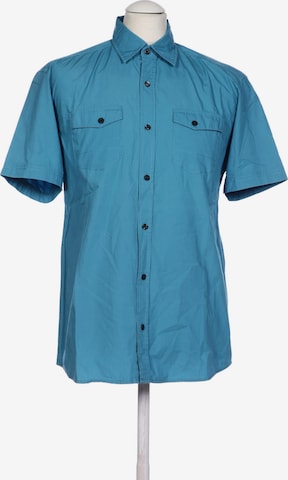 s.Oliver Button Up Shirt in S in Blue: front