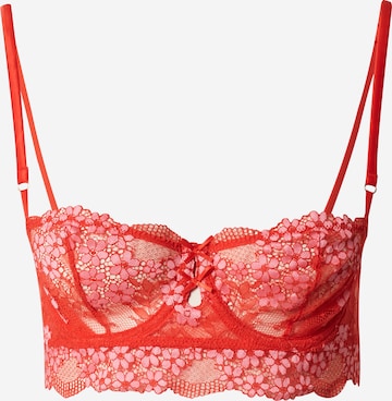 Balconnet Soutien-gorge 'SOMPTUEUSE' ETAM en rouge : devant