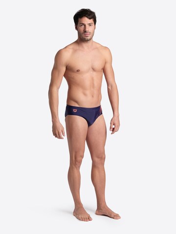 ARENA Athletic Swim Trunks 'DIVE' in Blue