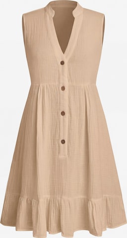 Cupshe Strandkleid 'Mini' in Beige: Vorderseite
