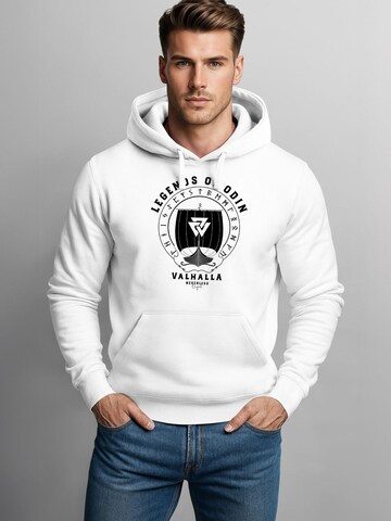 Neverless Sweatshirt 'Legends of Odin' in White