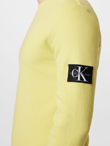 Calvin Klein Jeans Koszulka w kolorze żółty