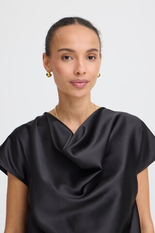 Chemisier 'IKRAM ' b.young en noir
