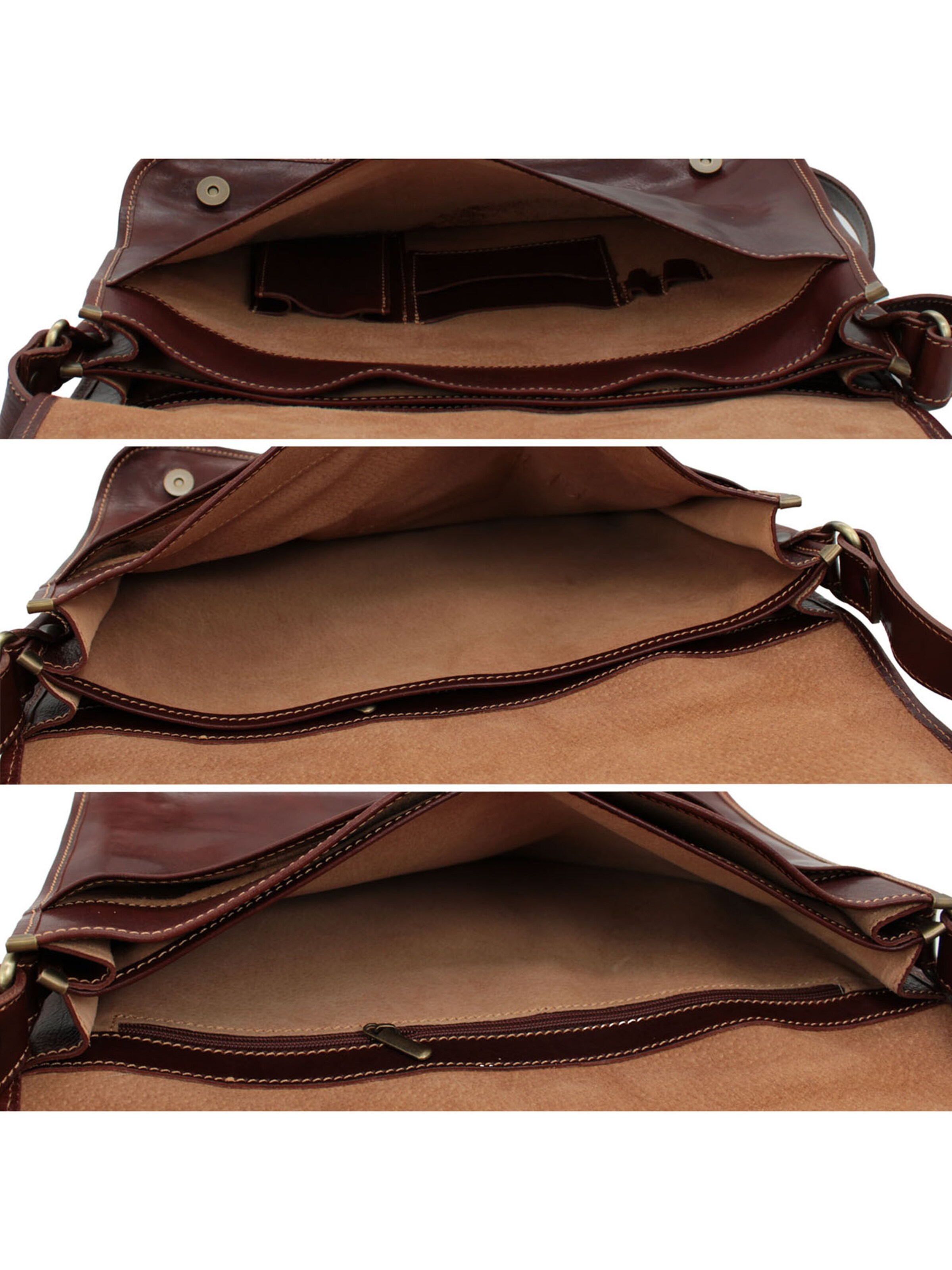 bupell Messenger 'Eugenio Piccolo' in Brown