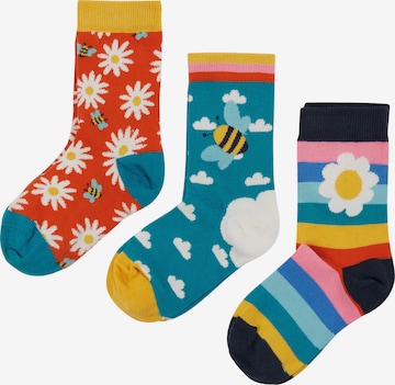Chaussettes 'Rock My Socks' Frugi en mélange de couleurs : devant