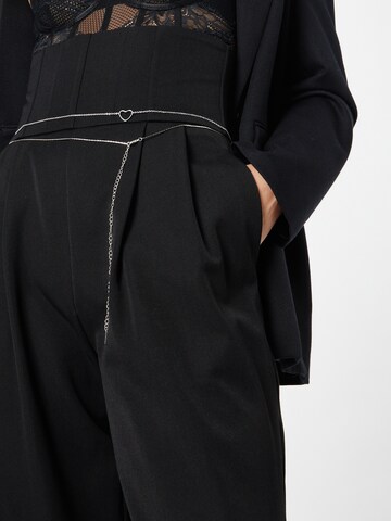 Misspap Wide Leg Hose in Schwarz