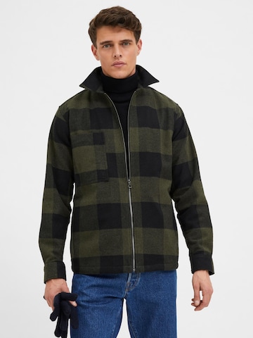 Veste mi-saison SELECTED HOMME en vert