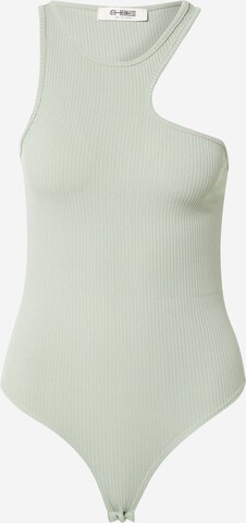 4th & Reckless - Camisa body 'SILANA' em verde: frente