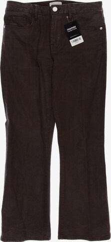 FRAME Pants in M in Brown: front
