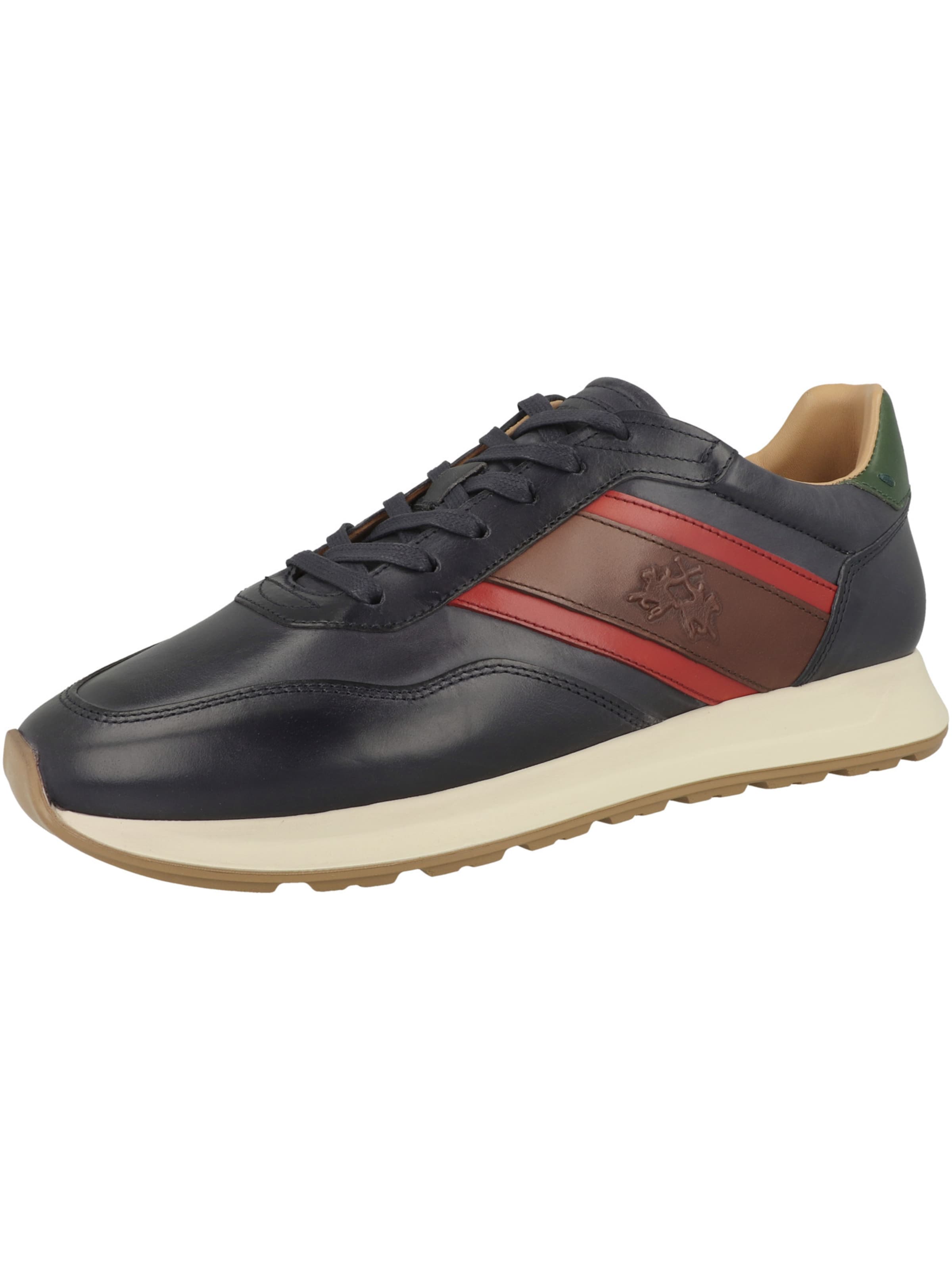 La Martina - Zapatillas deportivas bajas en azul: frente