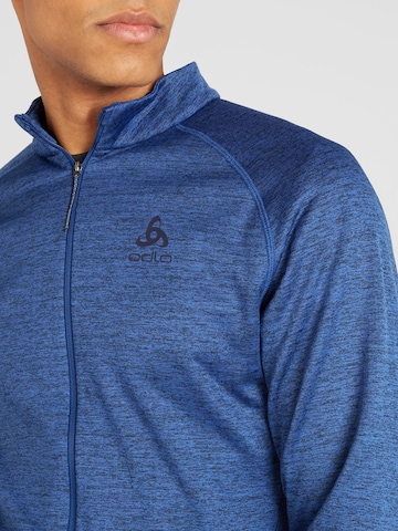 ODLO Athletic Fleece Jacket 'Tencia' in Blue