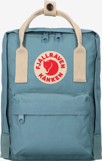 Fjällräven Rucksack 'Kanken' in beige / blau / rot, Produktansicht