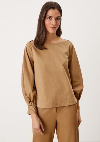 s.Oliver Blouse in Beige: front