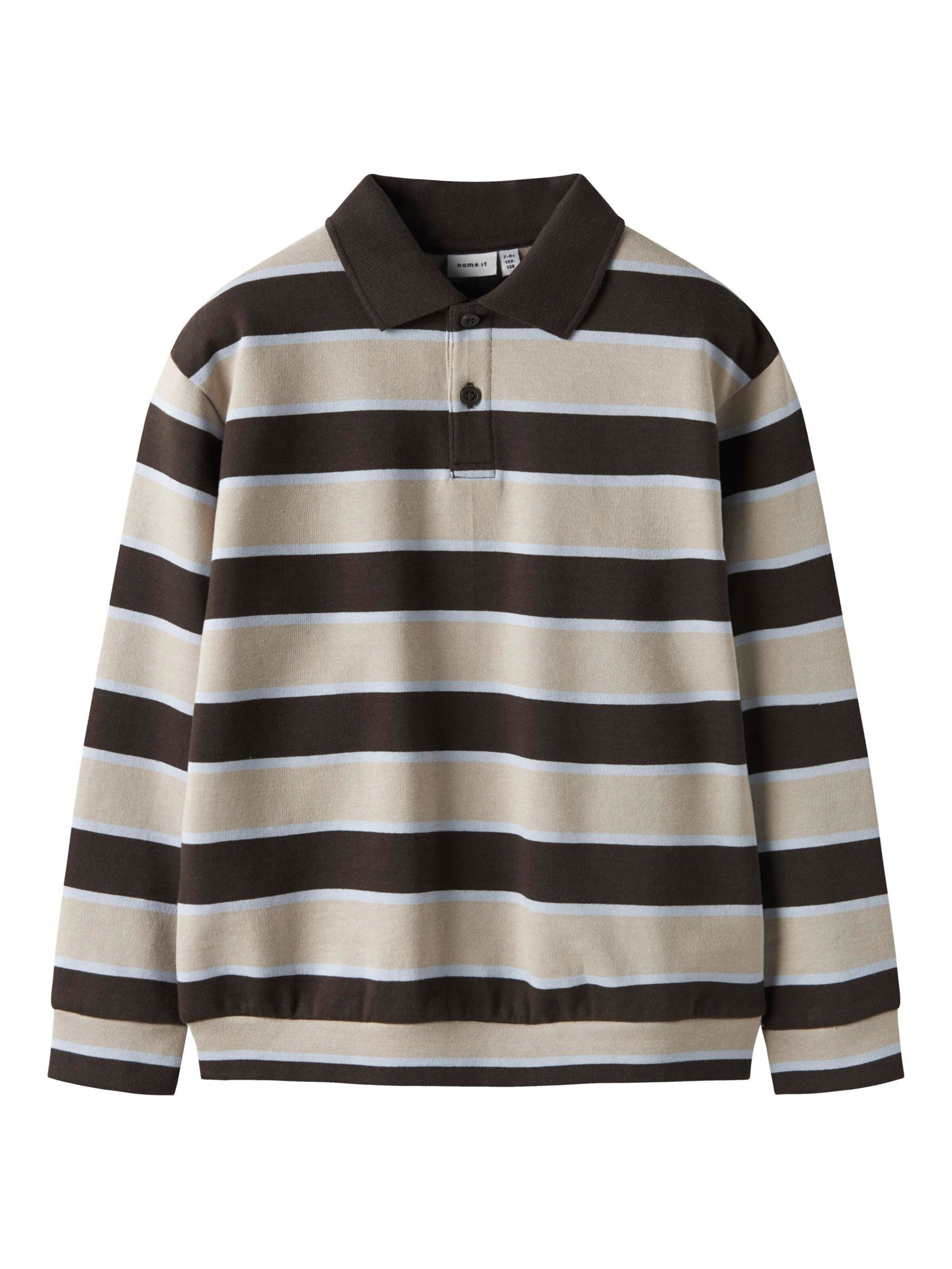 Felpa di NAME IT in marrone: frontale