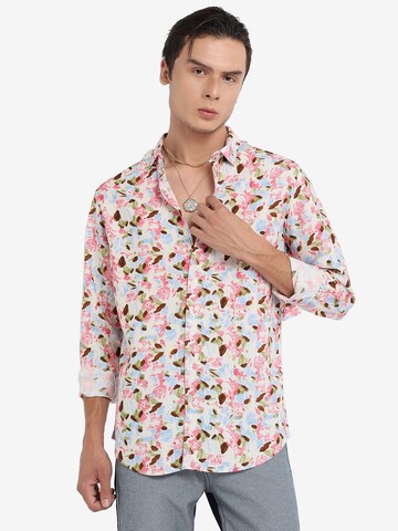 Coupe regular Chemise 'Carson' Campus Sutra en mélange de couleurs : devant