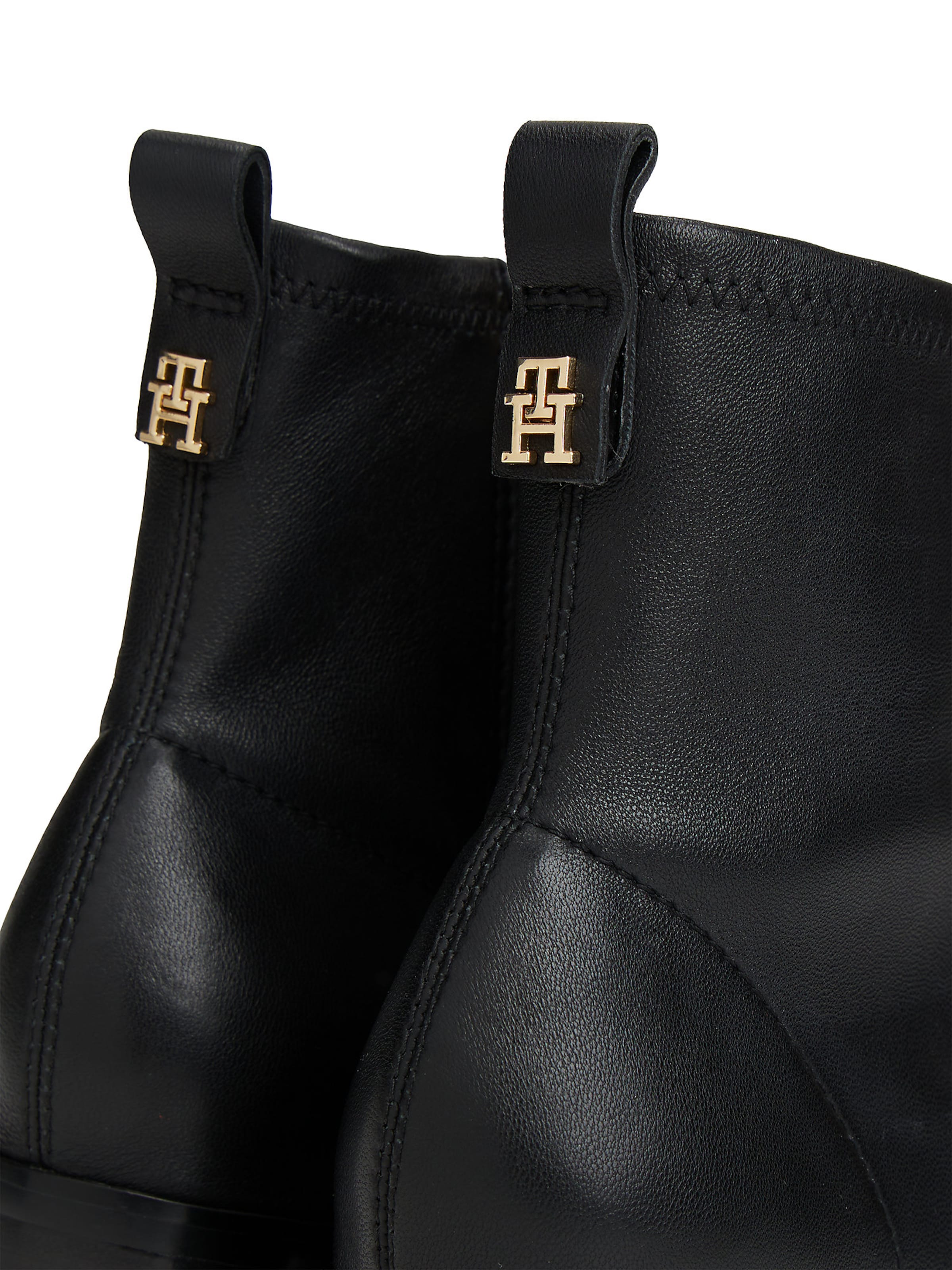 TOMMY HILFIGER Ankle Boots in Black