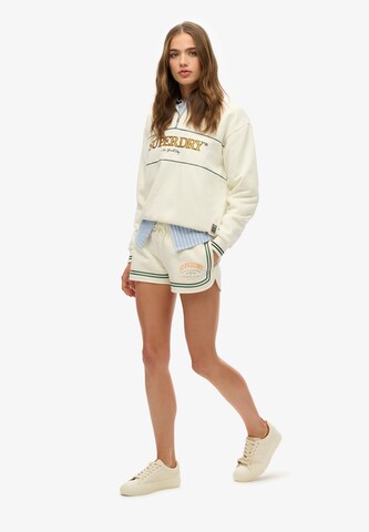 Superdry Regular Trousers in White
