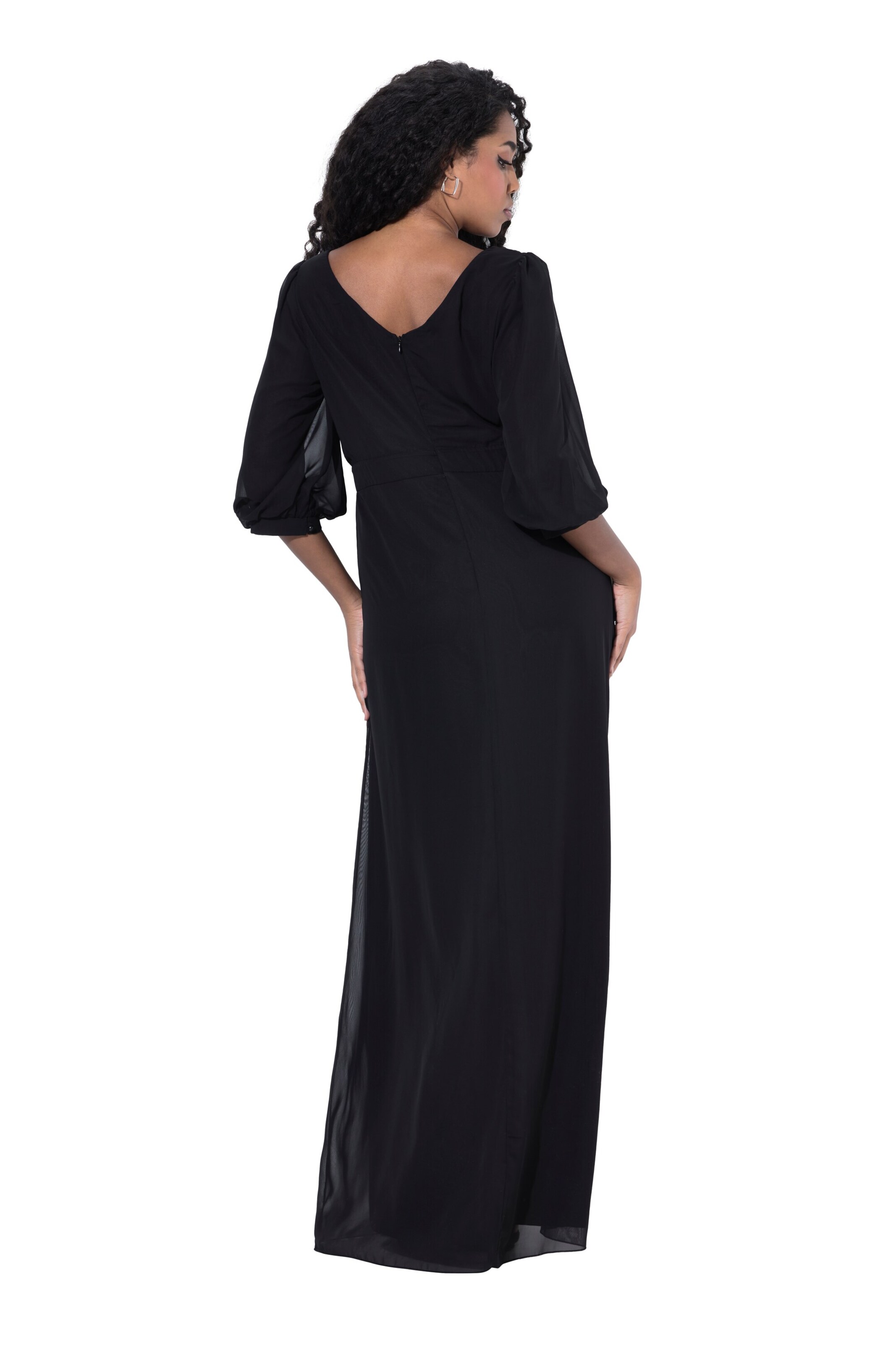 Ulla Popken Avondjurk in Zwart