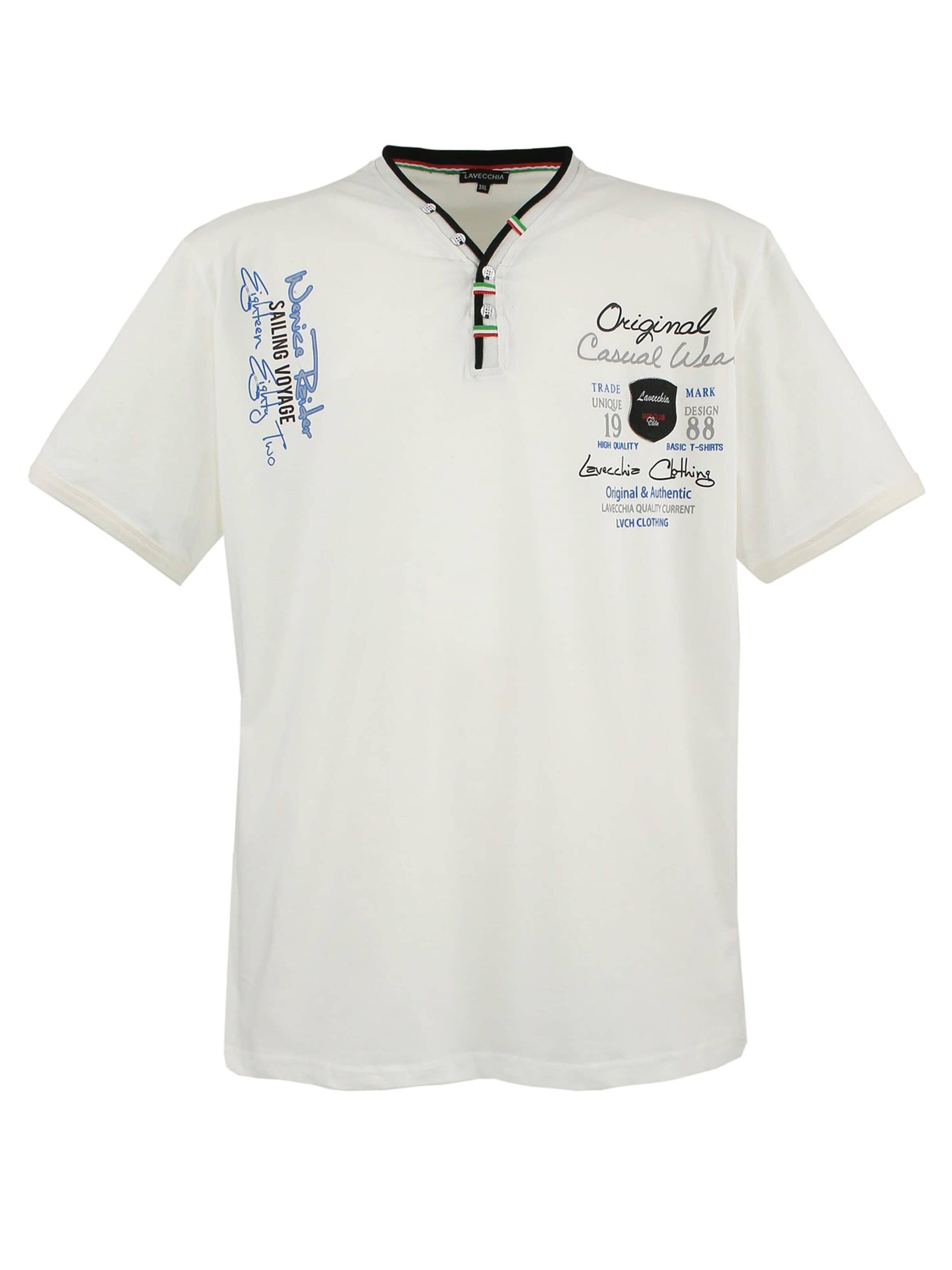 Lavecchia Shirt 'LV-2042 Übergrößen'‌‌ in Beige