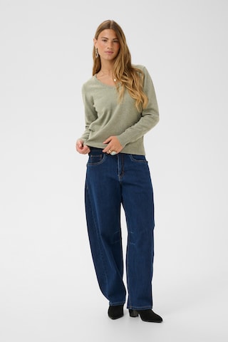 Pull-over 'Dela' Cream en vert
