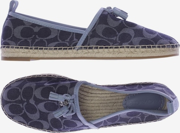 COACH Flats & Loafers in 40 in Blue: front