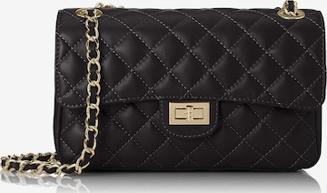 CHICCA BORSE Crossbody Bag in Black: front