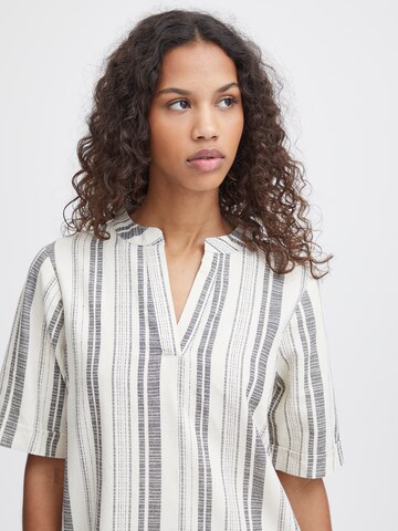 ICHI Jurk 'LINO' in Beige