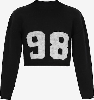 MYMO Sweter w kolorze czarny: przód