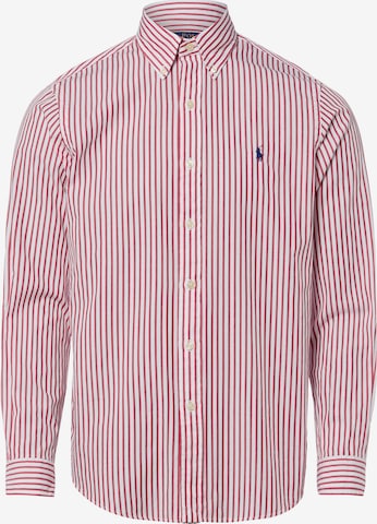 Chemise Polo Ralph Lauren en rouge : devant