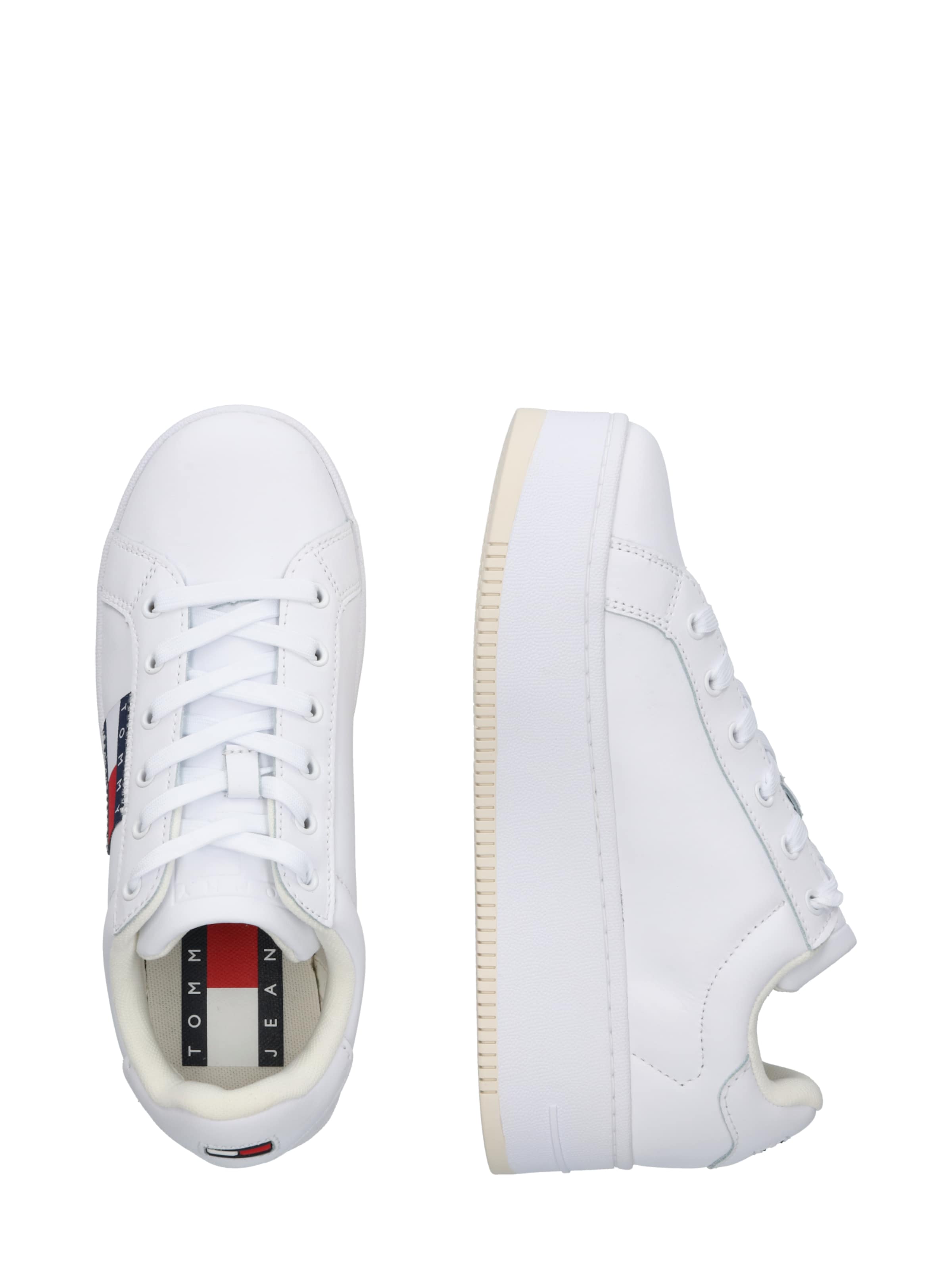 Tommy Jeans Низкие кроссовки в Белый