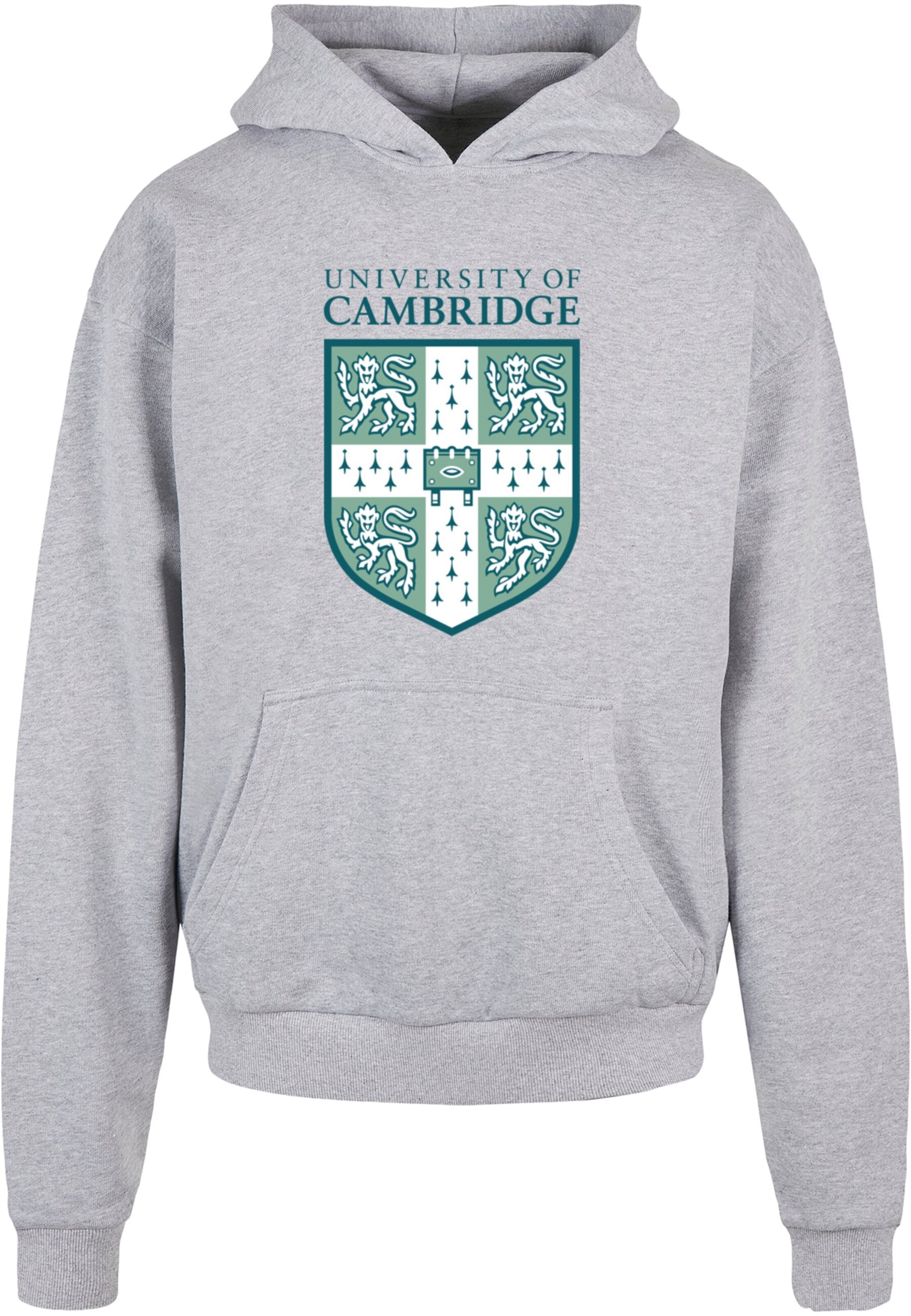 Merchcode Sweatshirt 'University Of Cambridge' in Grey: front