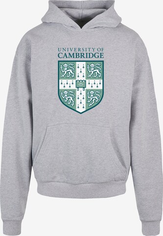 Felpa 'University Of Cambridge' di Merchcode in grigio: frontale