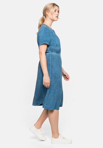 SHEEGO Blusenkleid in Blau