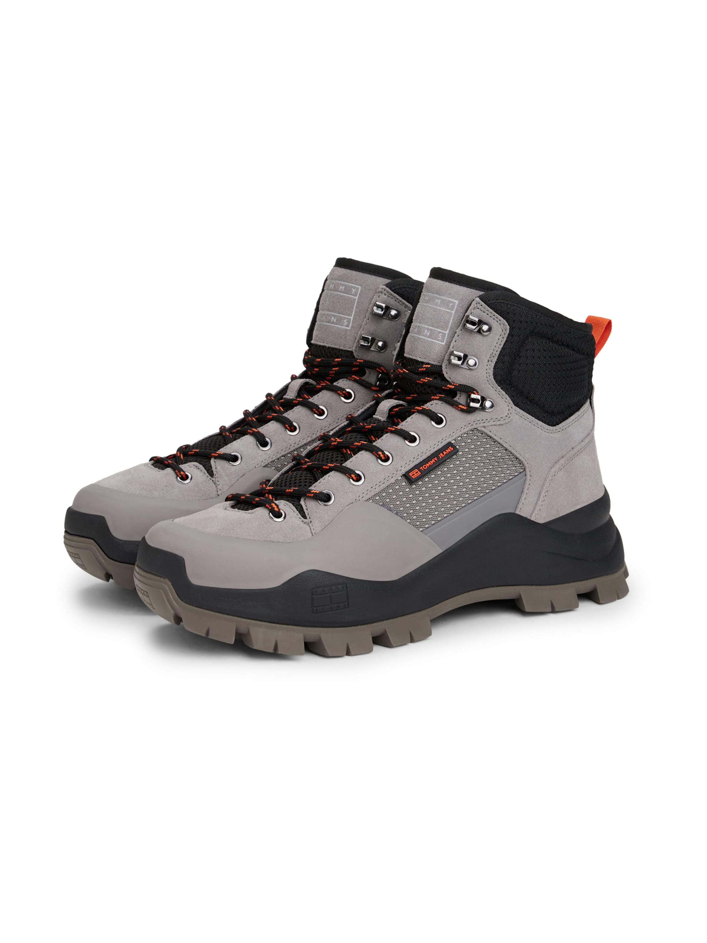 Tommy Jeans - Botas con cordones en gris