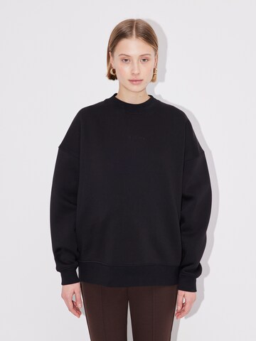 Sweat-shirt 'Marita' LeGer by Lena Gercke en noir : devant