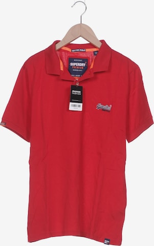 Superdry Poloshirt L in Rot: predná strana