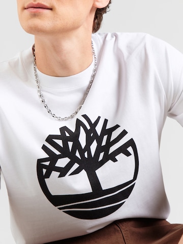 TIMBERLAND Shirt 'NORTHWOOD TREE' in Wit