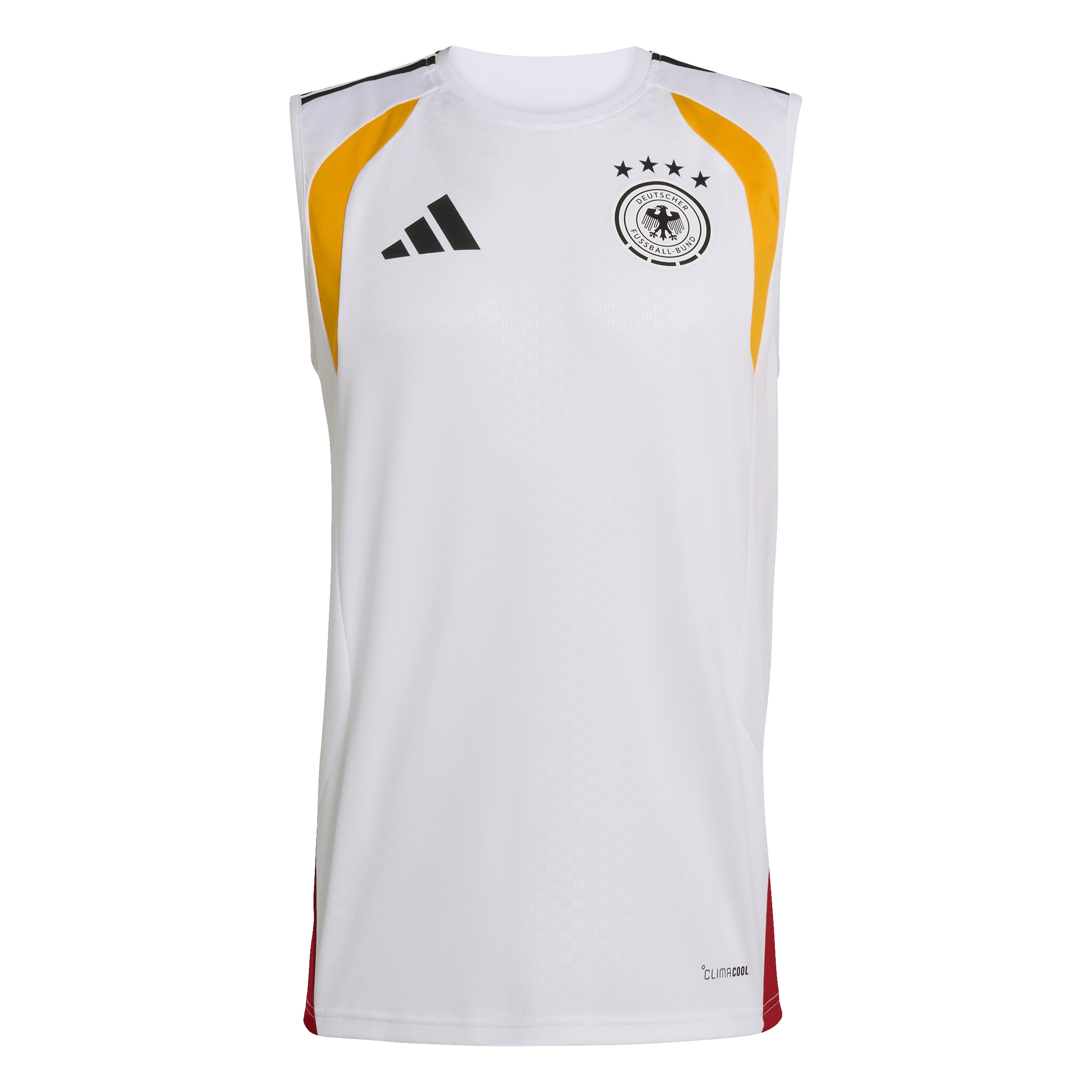 ADIDAS PERFORMANCE Trikot &#x27;DFB TR SL JSY&#x27; in Weiß: Vorderseite