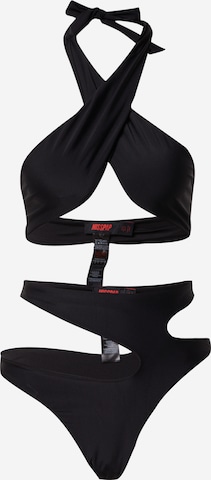 Misspap Bikini in Black: front